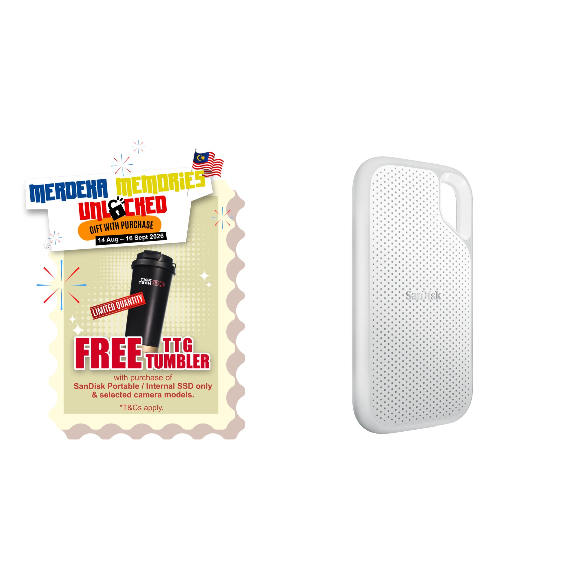 SanDisk Extreme Portable SSD E61 1050MB/s Type-C IP65 Shock-Resistant Water-Resistant Drop Protection-Data Storage-futuromic
