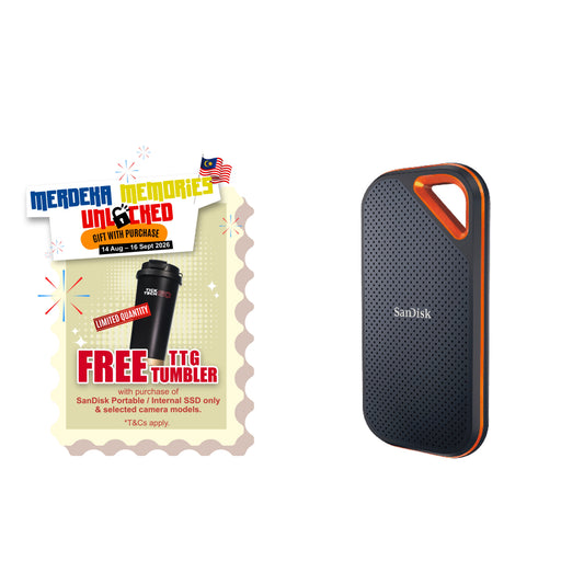 SanDisk Extreme Pro Portable SSD E81 2000MB/s USB 3.1 for Windows & Mac Type-C Type-A IP55 Dust and Water-Resistant-Data Storage-futuromic