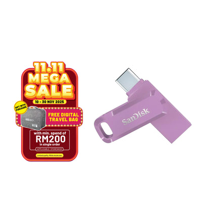 SanDisk Ultra Dual Drive Go USB Type-C OTG USB 3.2 Flash Drive for Android Smartphone, Computers & Tablets (Absinthe Green/ Navagio Bay/ Lavender))-Data Storage-futuromic