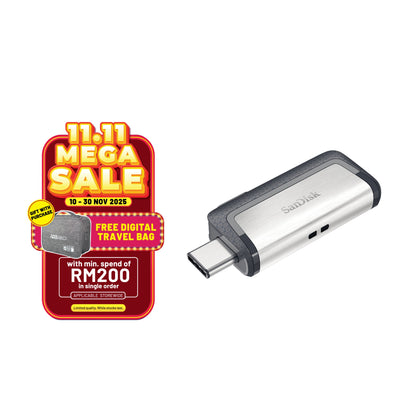 SanDisk Ultra Dual Flash Drive Type-C USB 3.1 OTG for Android Smartphone, Computers & Tablets-Data Storage-futuromic
