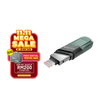 SanDisk iXpand Flash Drive Flip for iPhone (Lightning/USB Flash Drive)