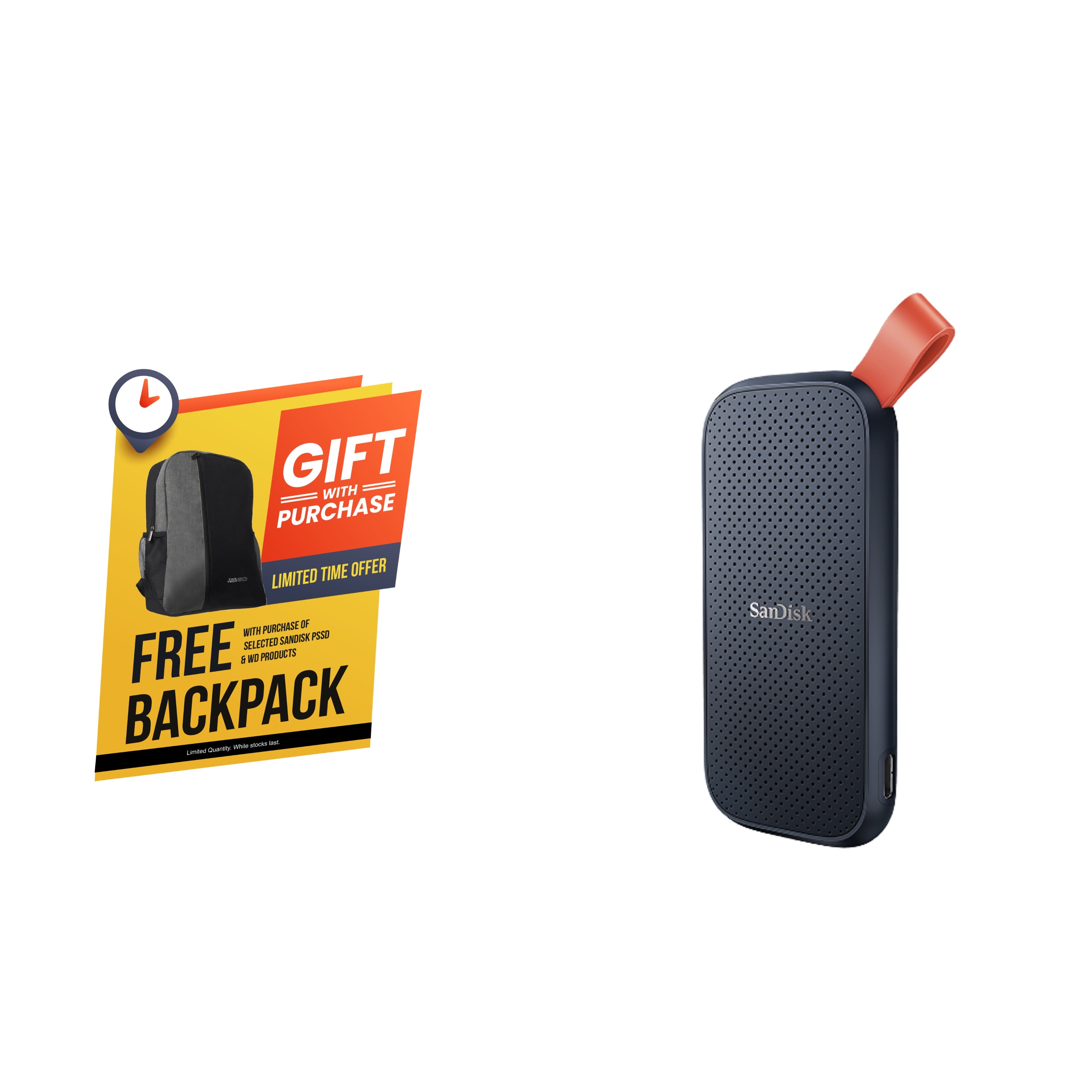 SanDisk Portable SSD E30 USB 3.2 GEN 2 Type-C 520MB/s – Tick Tech Go