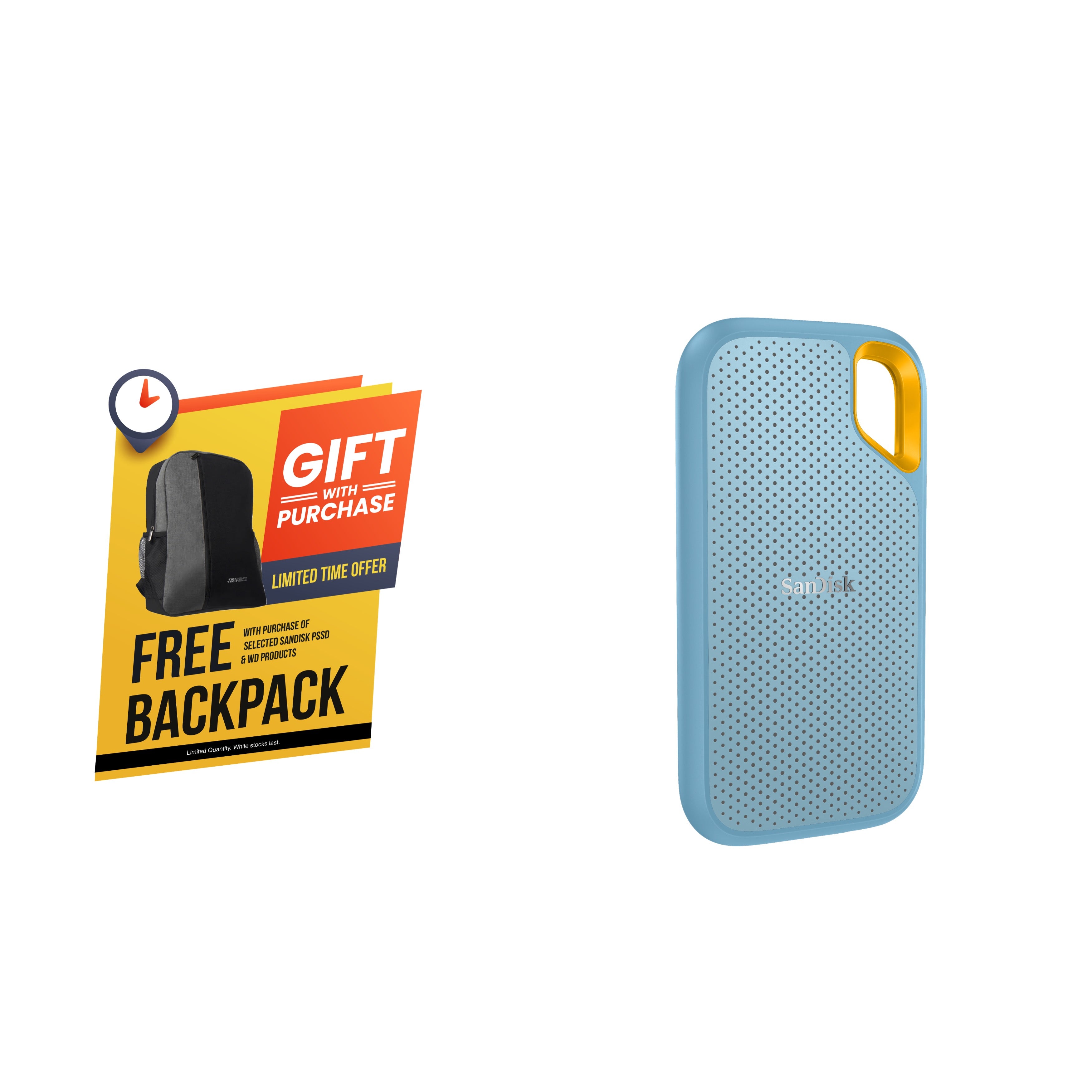 SanDisk Extreme Portable SSD E61 1050MB/s Type-C IP65 Shock