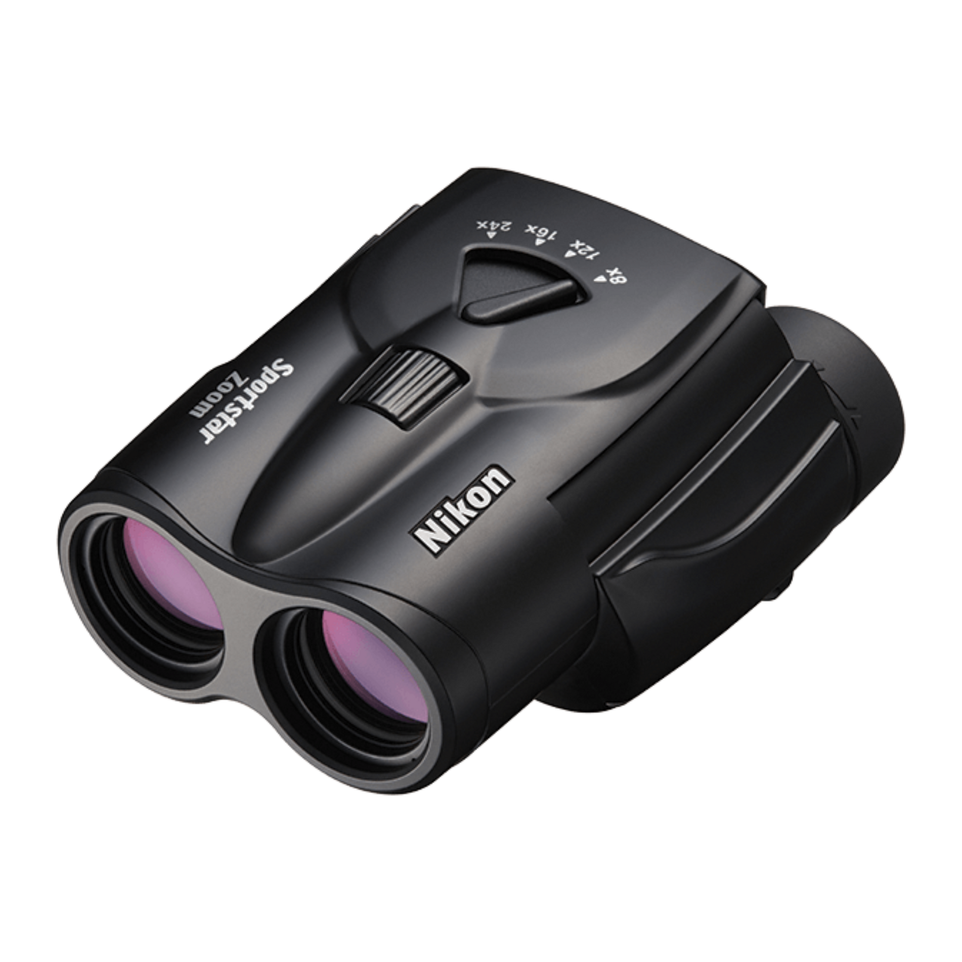 Nikon Sportstar Zoom 8-24x25 Binoculars (Black)-Binoculars / Optics-futuromic
