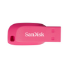 SanDisk Cruzer Blade CZ50 USB Flash Drive - Pink/White (16GB)-Data Storage-futuromic