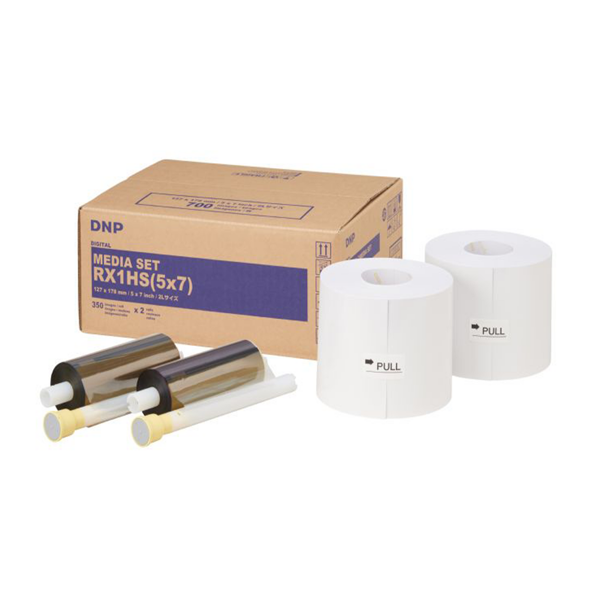 DNP RX1HS (5x7) Digital Media Set For DS-RX1HS & RX1 Printer (350prints x 2 roll)-Printers-futuromic