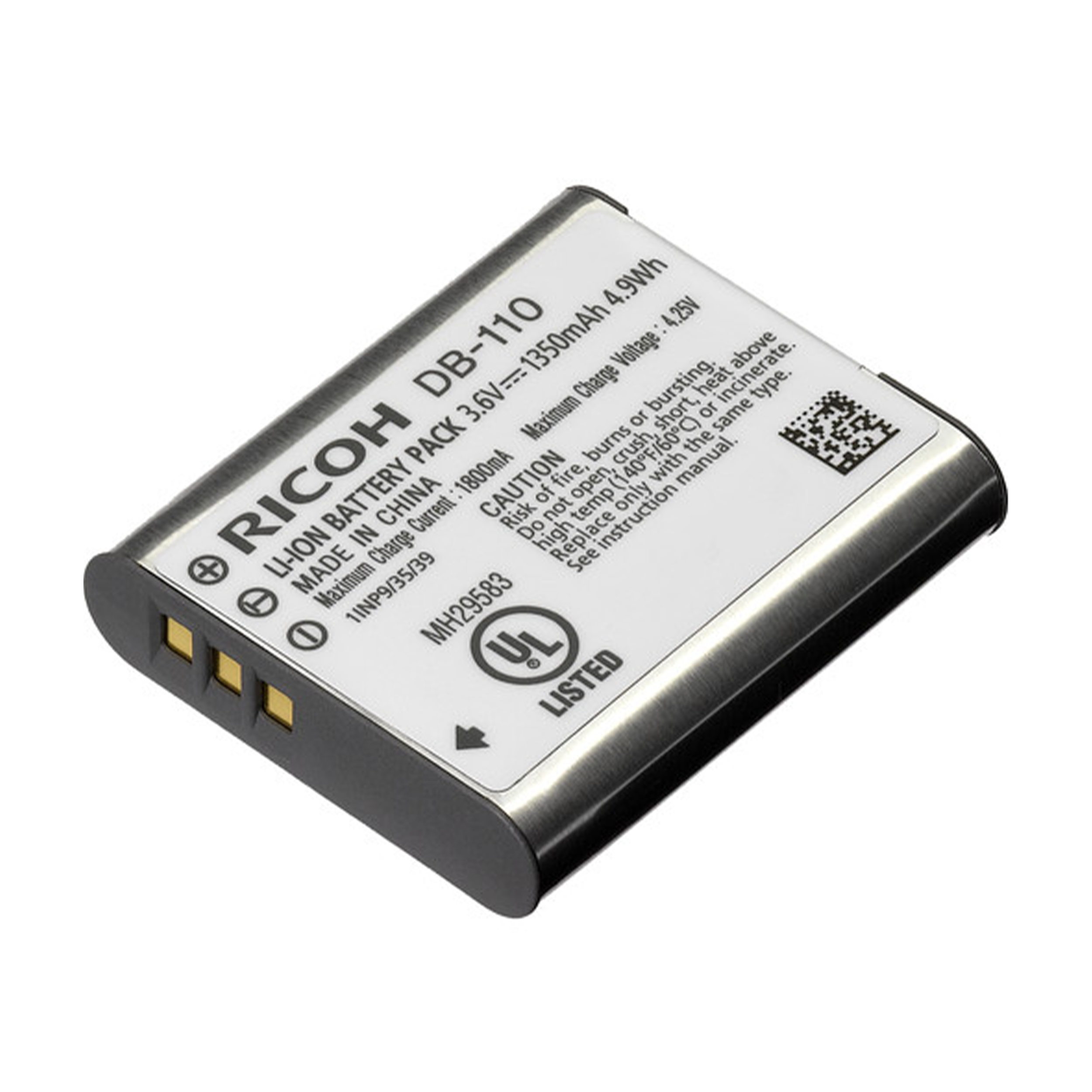 Ricoh DB-110 Rechargeable Battery-Camera Accessories-futuromic