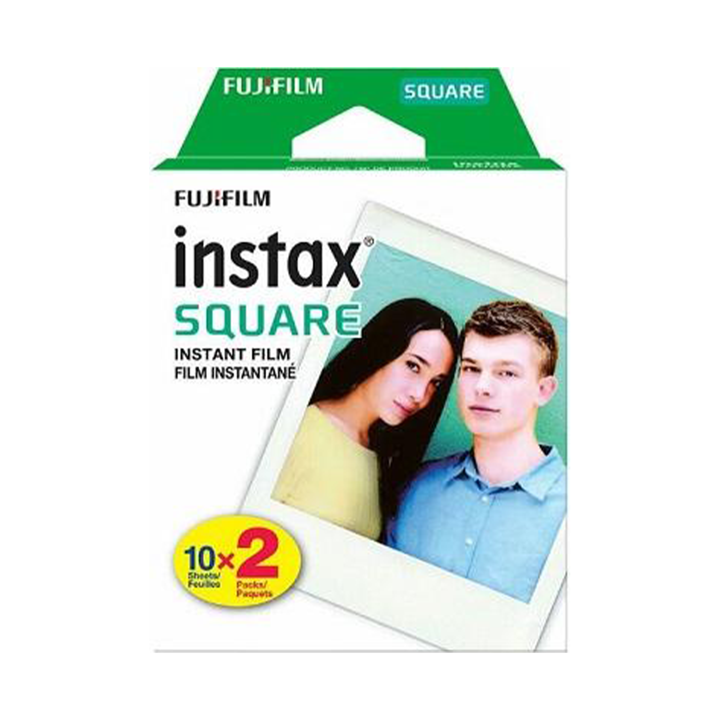Fujifilm Instax Square Film (Plain 10's/ Plain 10's x 2)-Instant Camera Accessories-futuromic