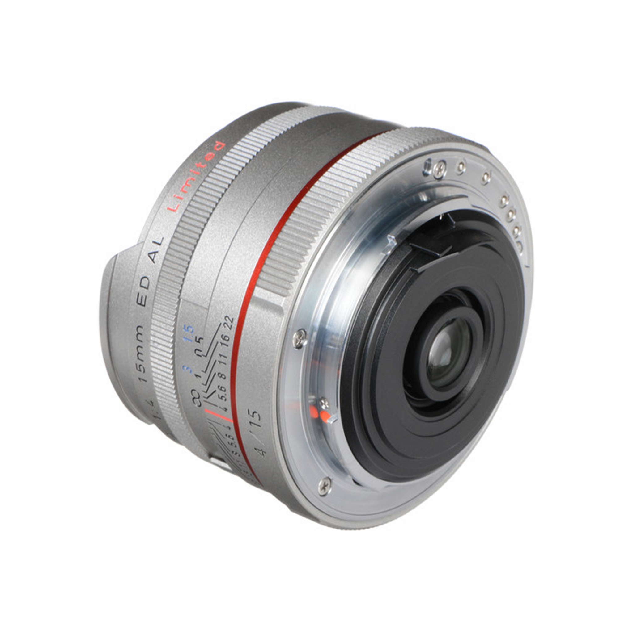 HD PENTAX-DA 15mm F4 ED AL Limited Lens (Silver)-Camera Lenses-futuromic