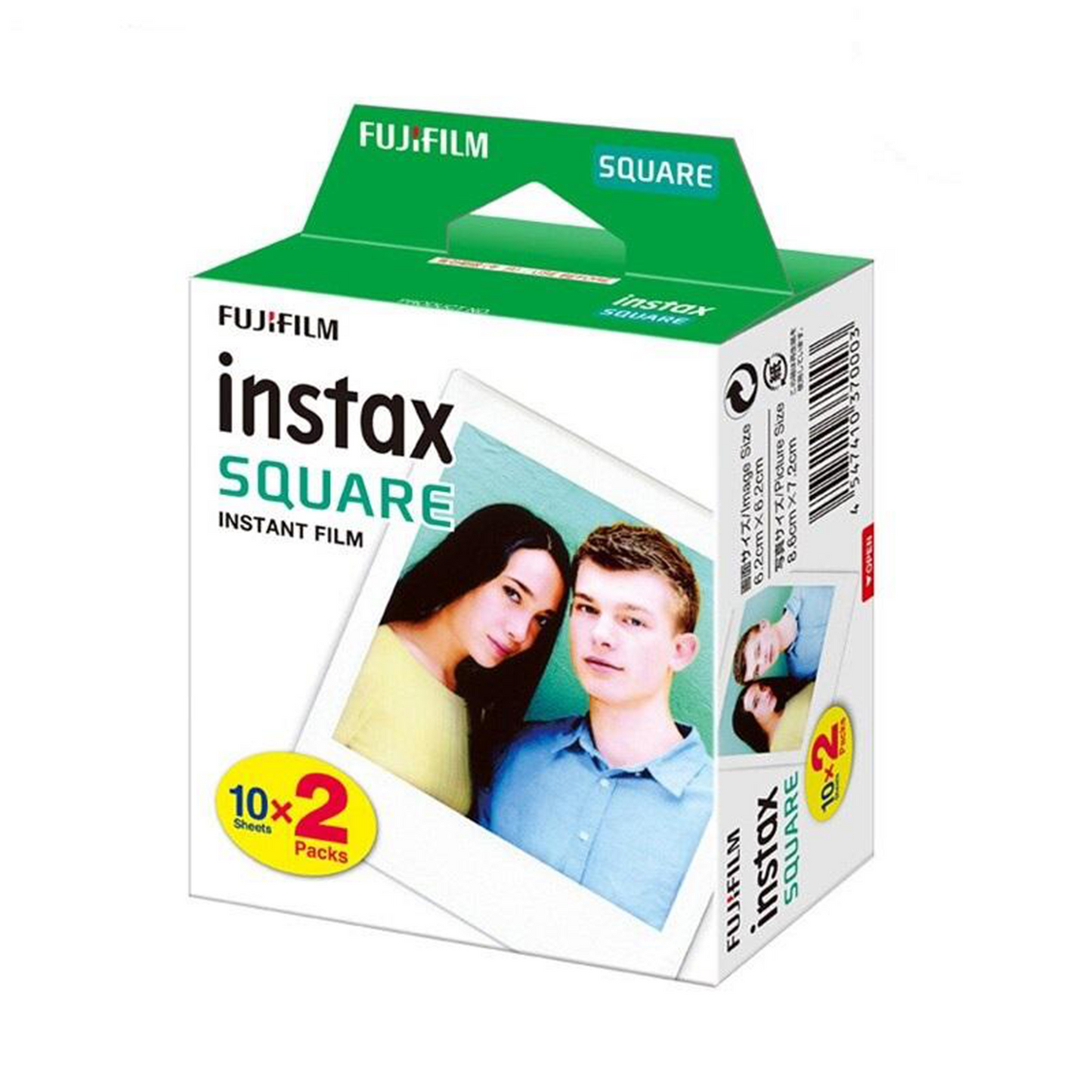 Fujifilm Instax Square Film (Plain 10's/ Plain 10's x 2)-Instant Camera Accessories-futuromic
