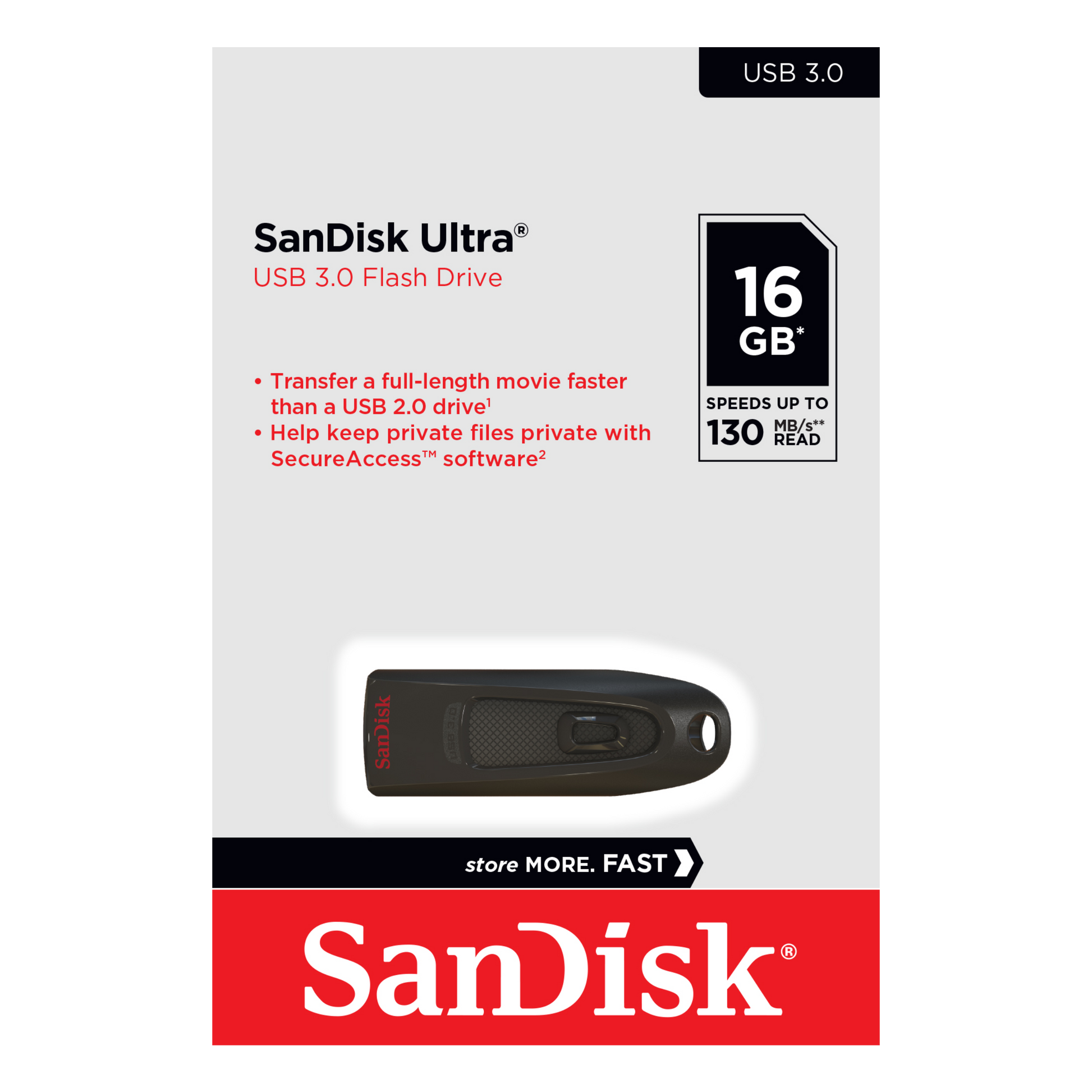 SanDisk Ultra USB 3.0 CZ48 Flash Drive-Data Storage-futuromic