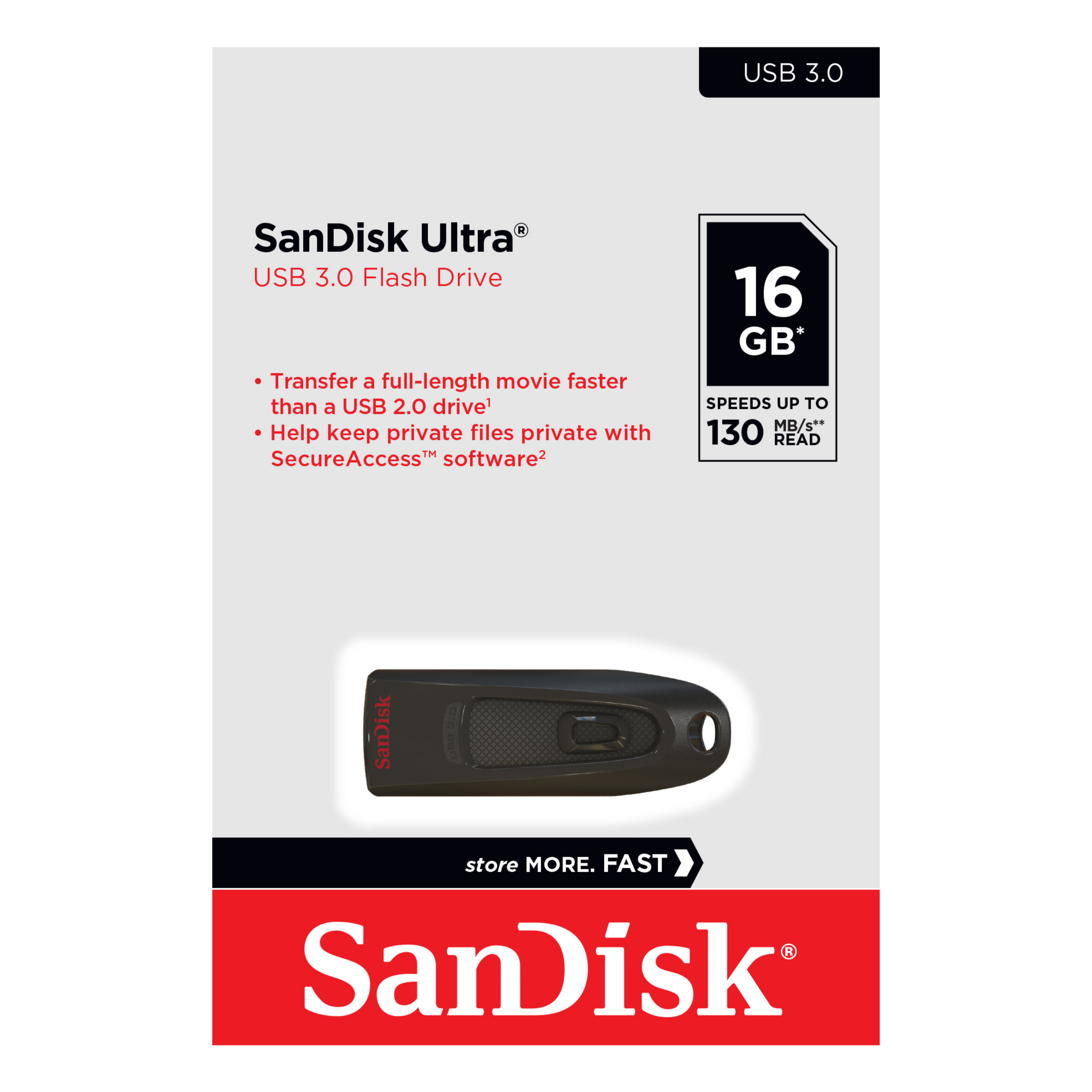 SanDisk Ultra USB 3.0 CZ48 Flash Drive – Tick Tech Go