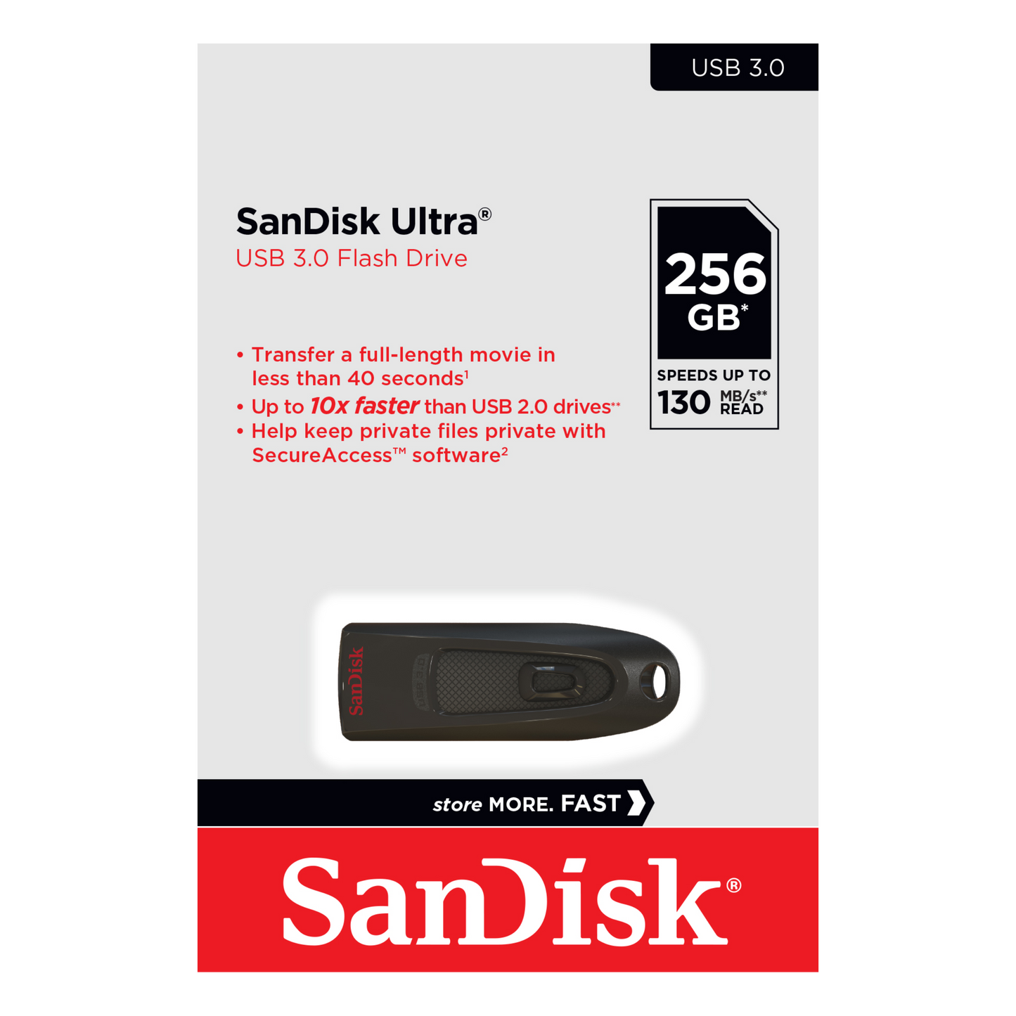 SanDisk Ultra USB 3.0 CZ48 Flash Drive-Data Storage-futuromic