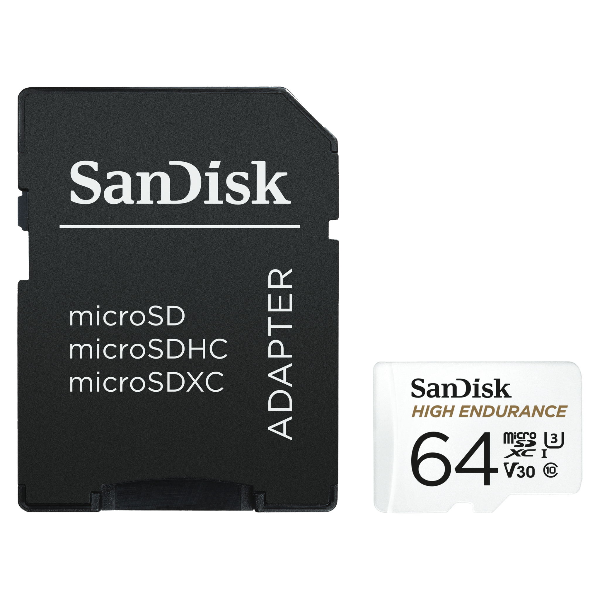 SanDisk High Endurance microSDHC/SDXC 100MB/s Memory Card with Adapter for Dash Cams & Home Security Cameras-Data Storage-futuromic
