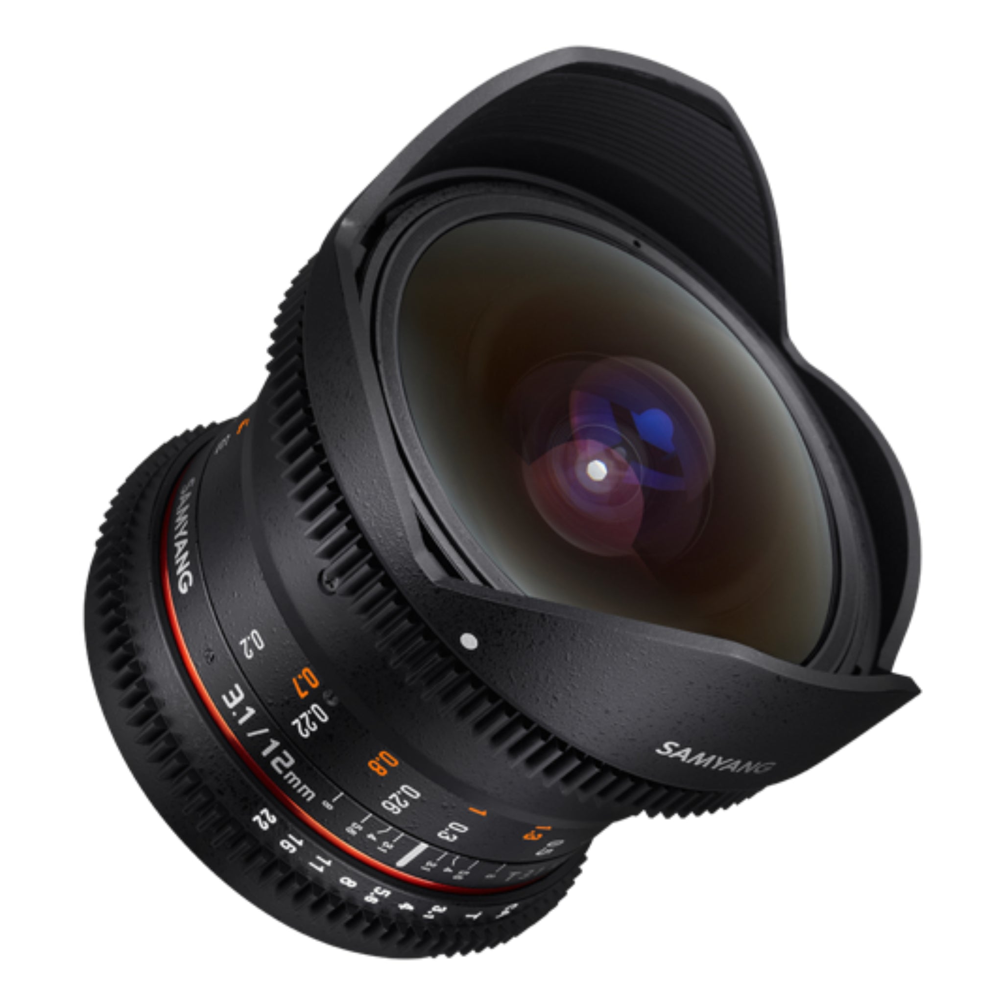 Samyang 12mm T3.1 VDSLR ED AS NCS FISH-EYE-Camera Lenses-futuromic