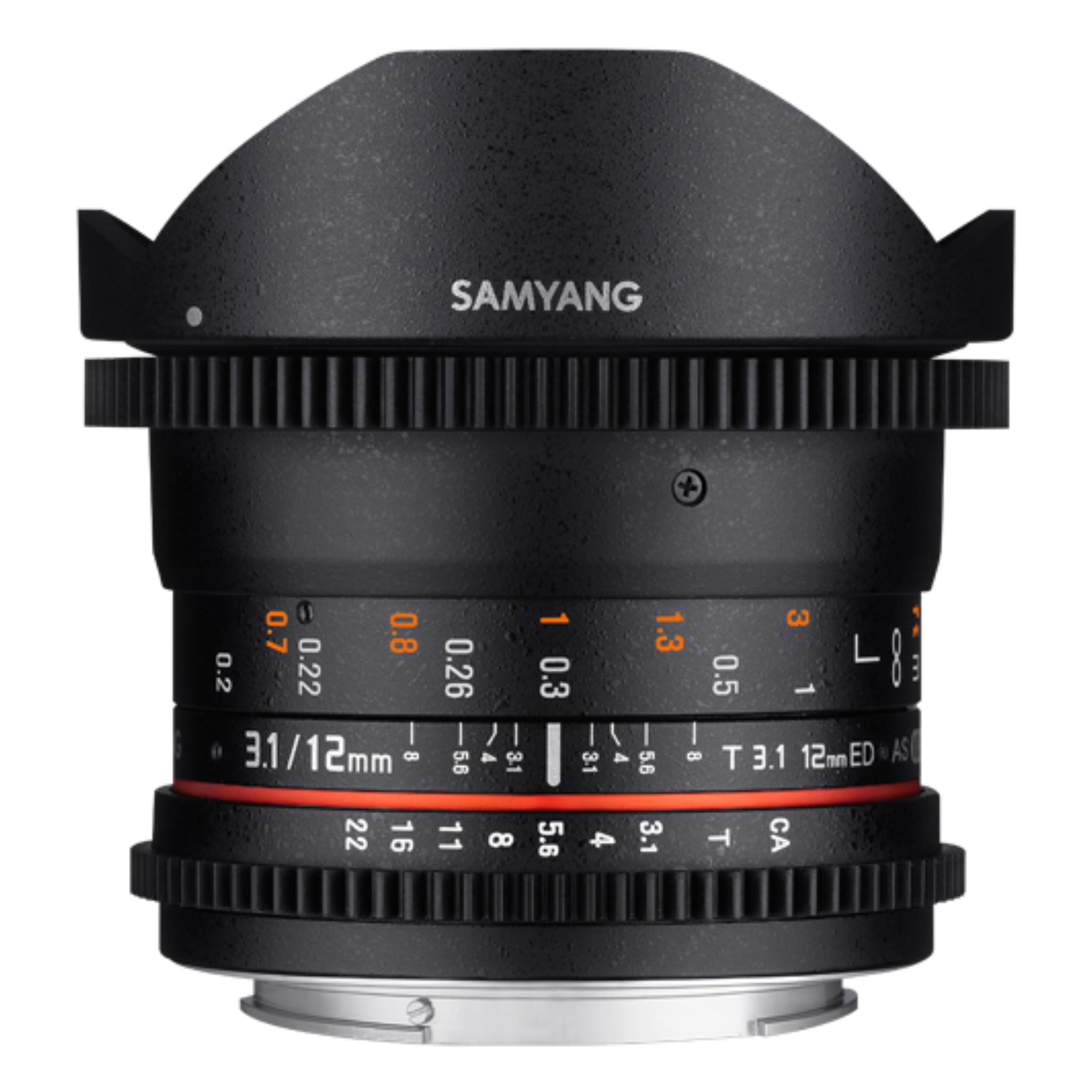 Samyang 12mm T3.1 VDSLR ED AS NCS FISH-EYE-Camera Lenses-futuromic