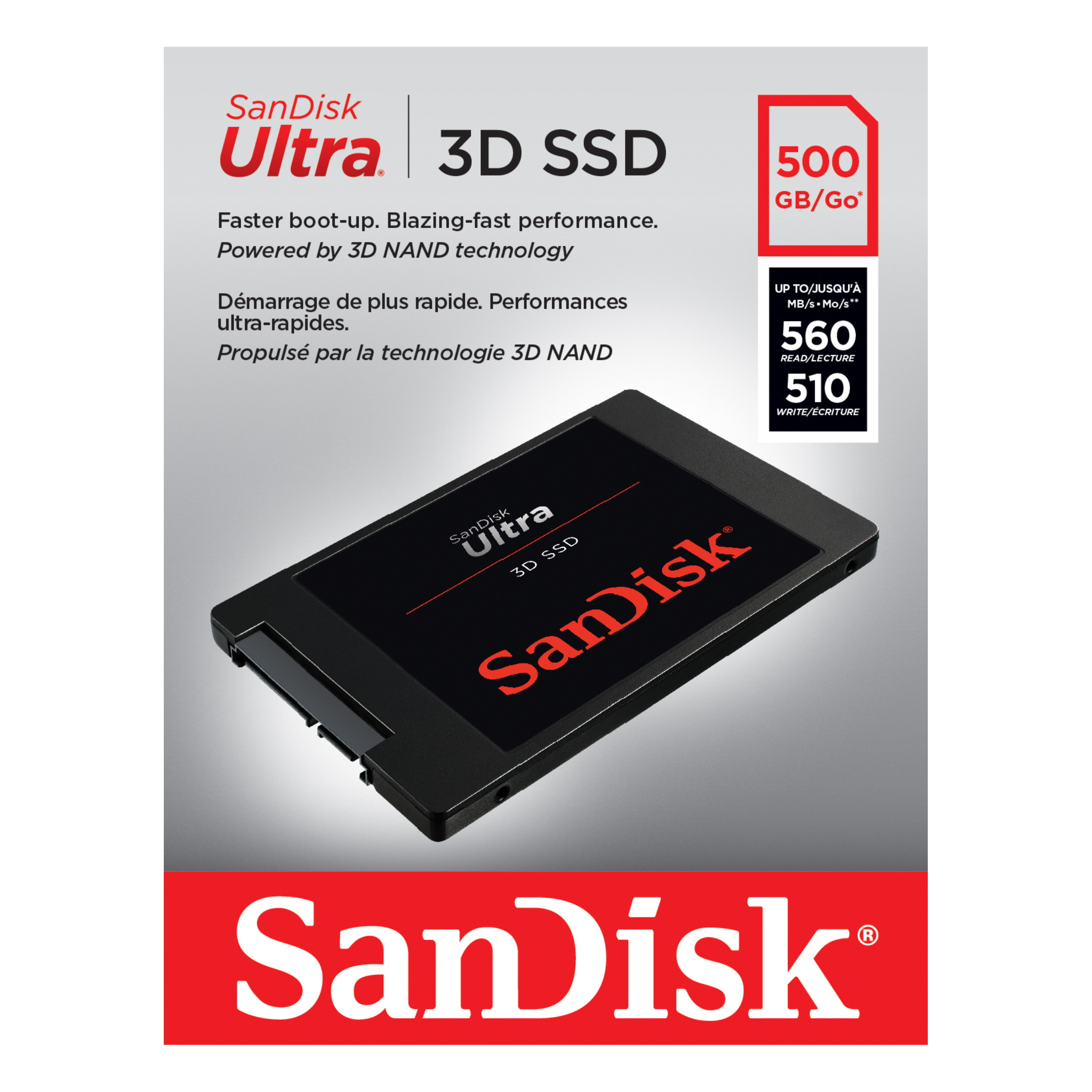 SanDisk Ultra 3D SSD Solid State Drive-Data Storage-futuromic