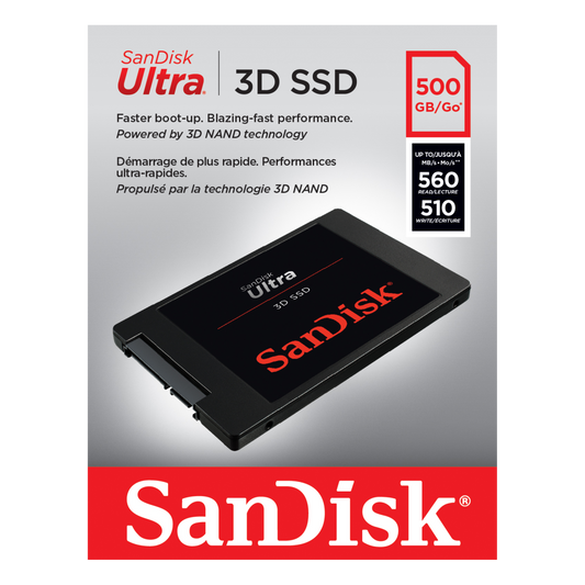 SanDisk Ultra 3D SSD Solid State Drive-Data Storage-futuromic