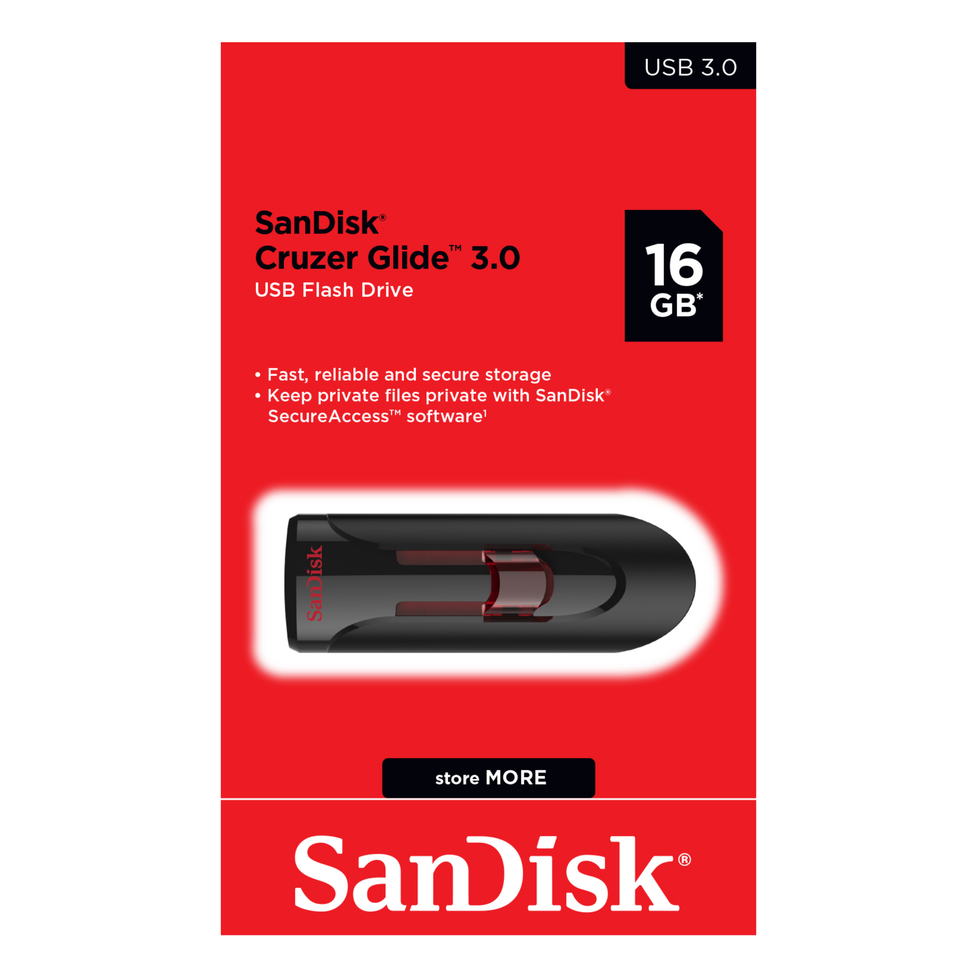 SanDisk Cruzer Glide CZ600 USB 3.0 Flash Drive-Data Storage-futuromic