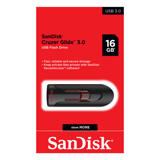 SanDisk Cruzer Glide CZ600 USB 3.0 Flash Drive-Data Storage-futuromic