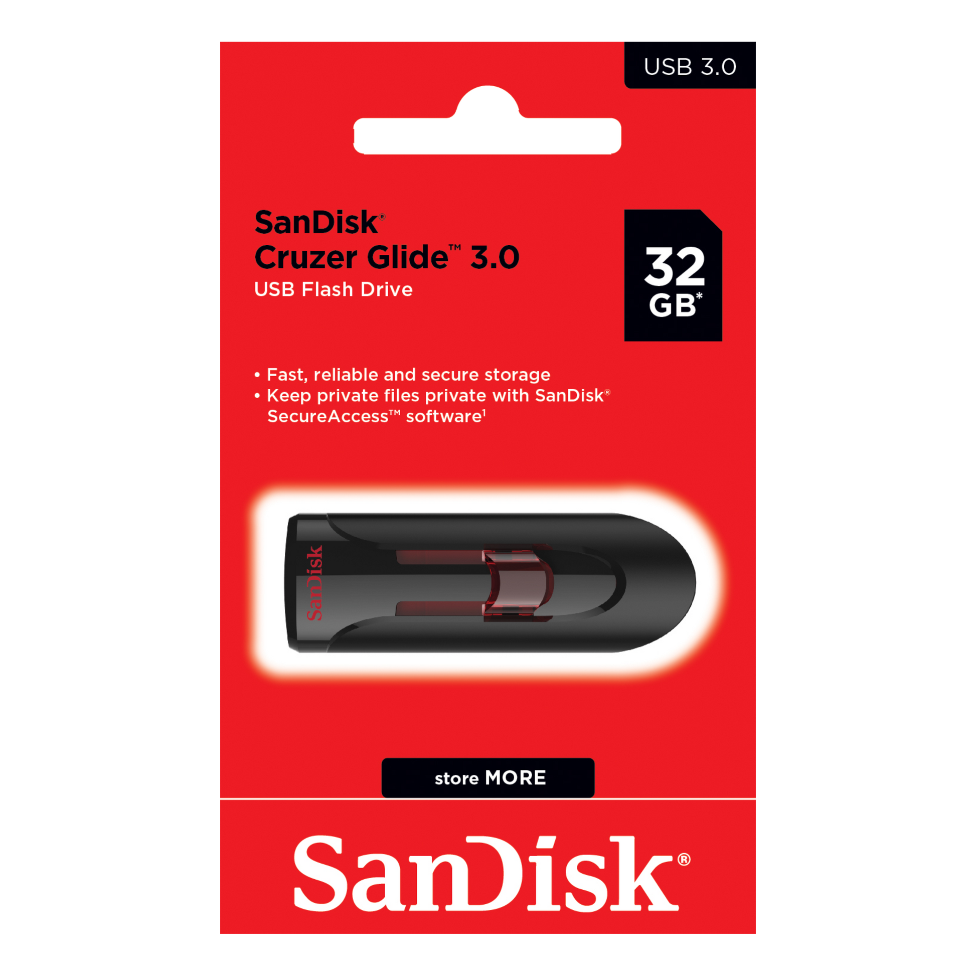 SanDisk Cruzer Glide CZ600 USB 3.0 Flash Drive-Data Storage-futuromic