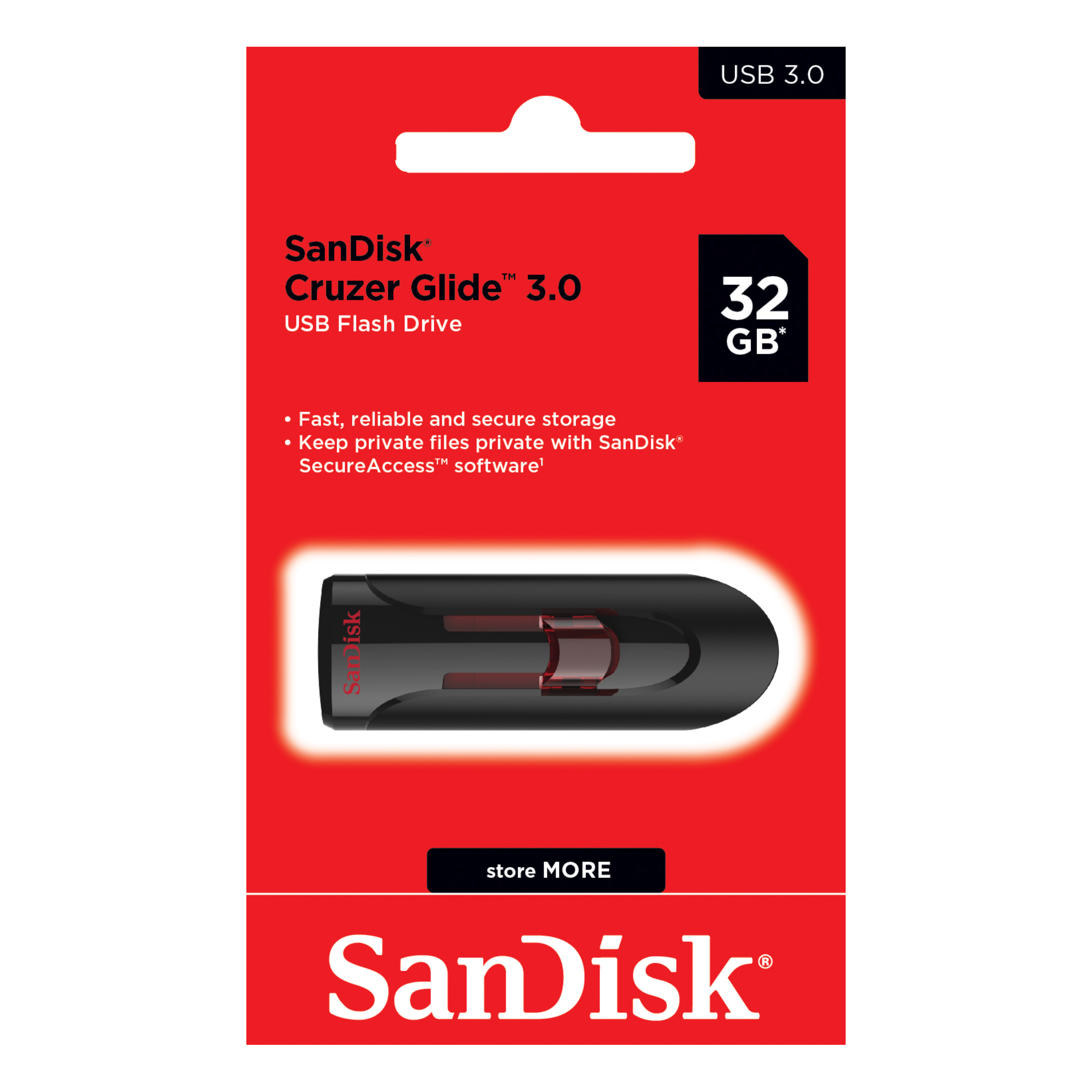 SanDisk Cruzer Glide CZ600 USB 3.0 Flash Drive-Data Storage-futuromic