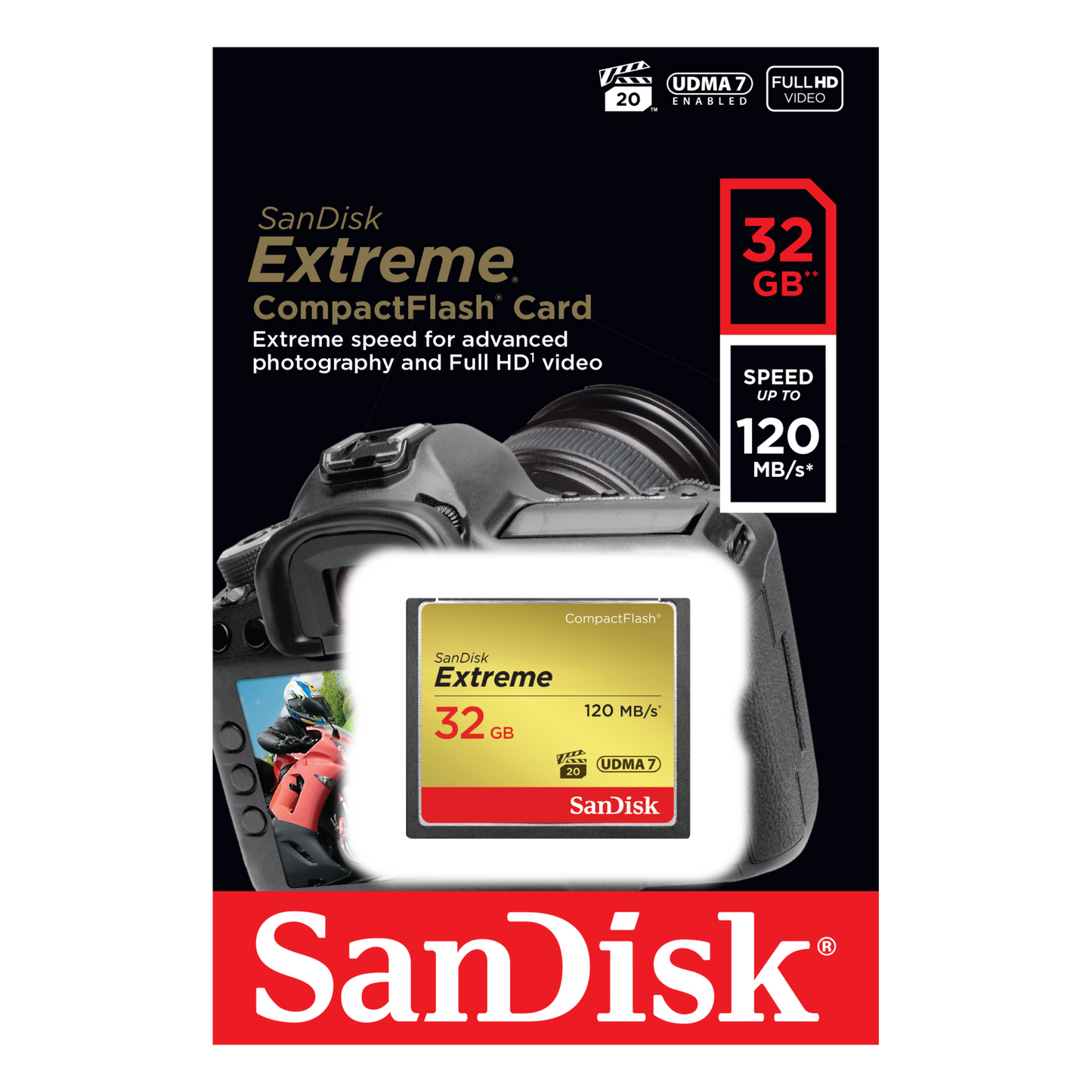 SanDisk Extreme Compact Flash 120mb/s Memory Card-Data Storage-futuromic
