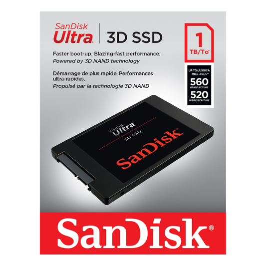 SanDisk Ultra 3D SSD Solid State Drive-Data Storage-futuromic