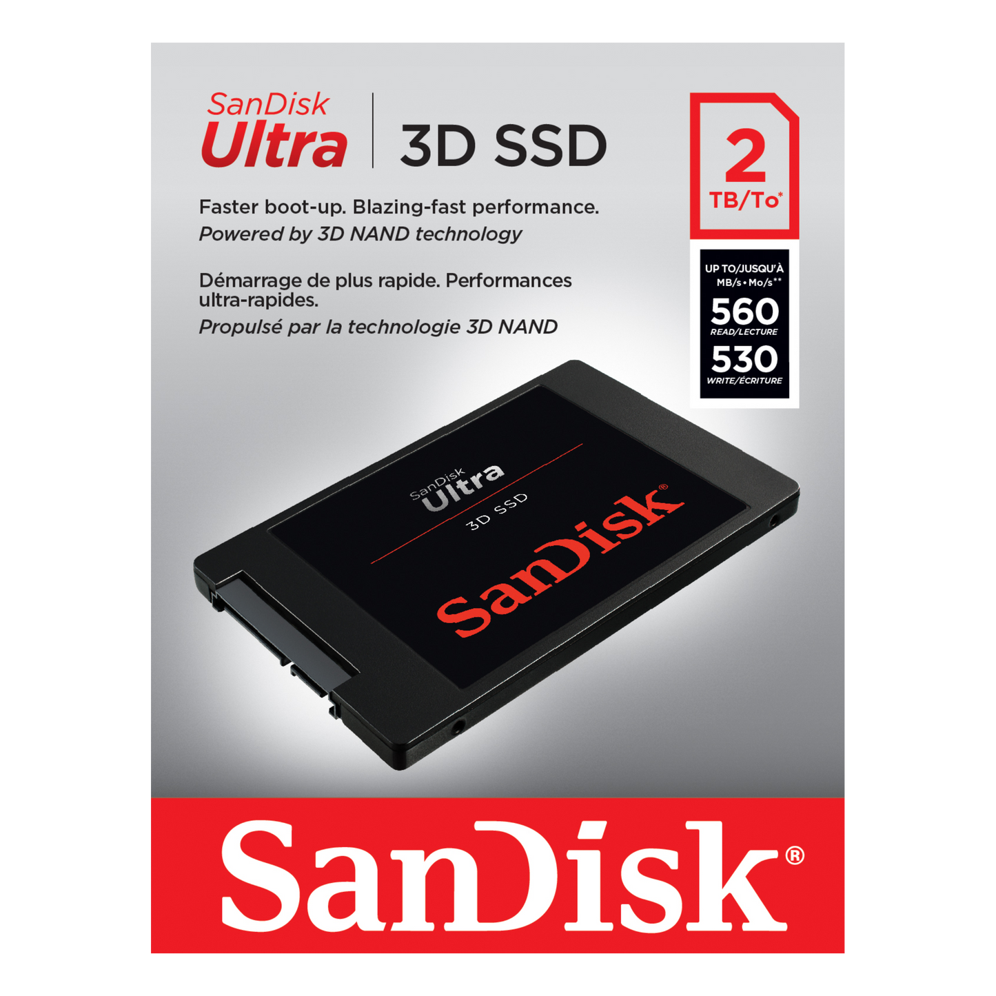 SanDisk Ultra 3D SSD Solid State Drive-Data Storage-futuromic