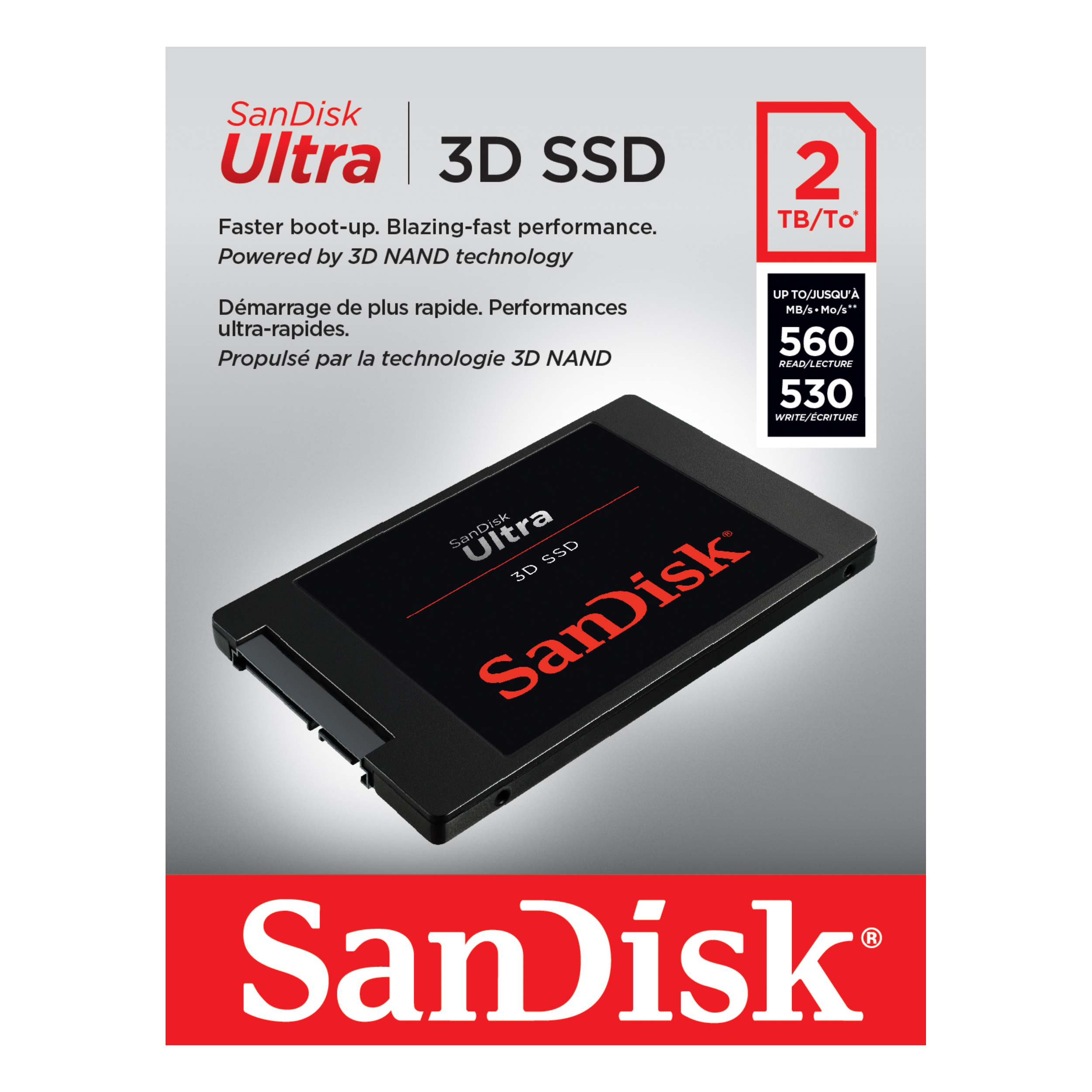 SanDisk Ultra 3D SSD Solid State Drive-Data Storage-futuromic