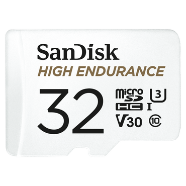 SanDisk High Endurance microSDHC/SDXC 100MB/s Memory Card with Adapter for Dash Cams & Home Security Cameras-Data Storage-futuromic