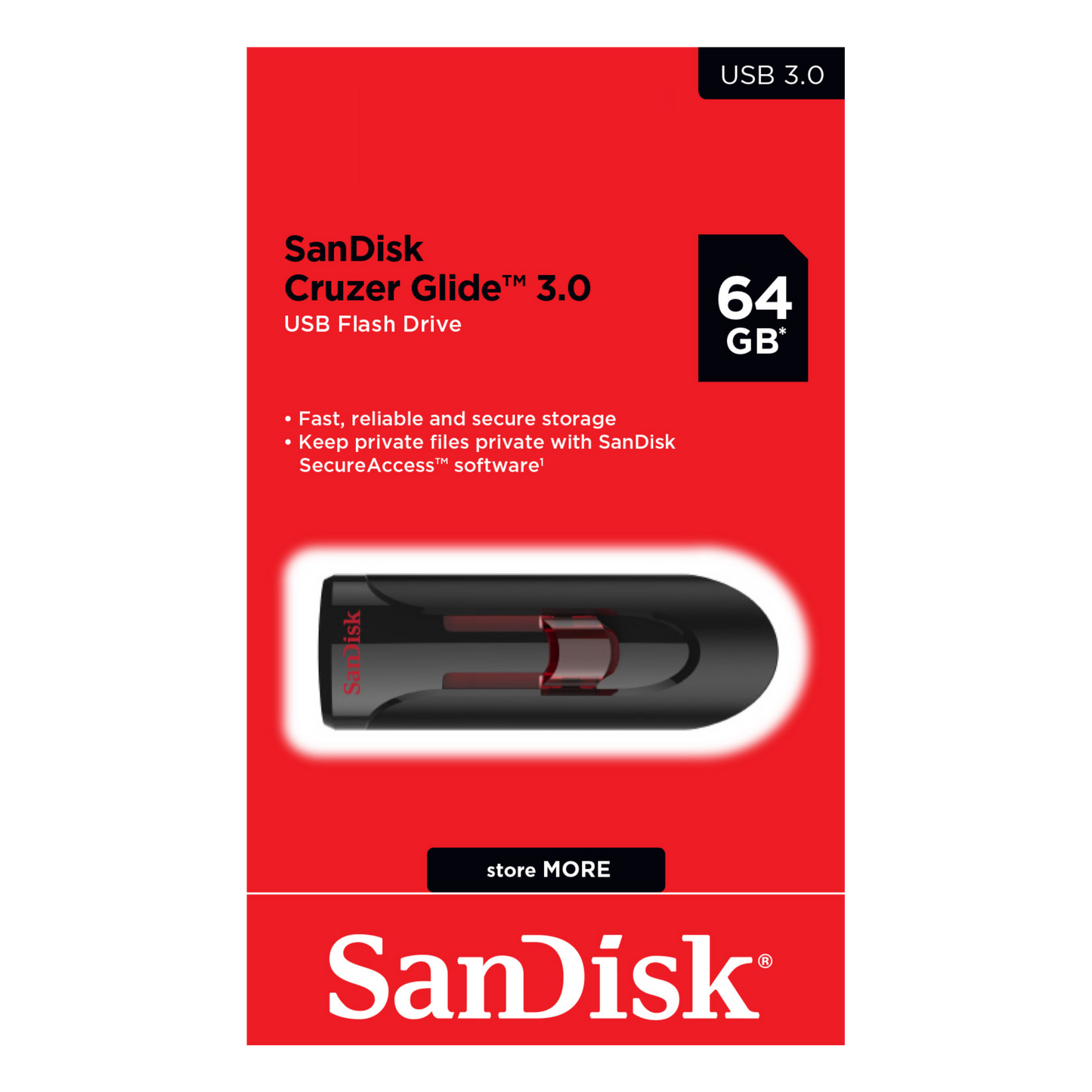 SanDisk Cruzer Glide CZ600 USB 3.0 Flash Drive-Data Storage-futuromic