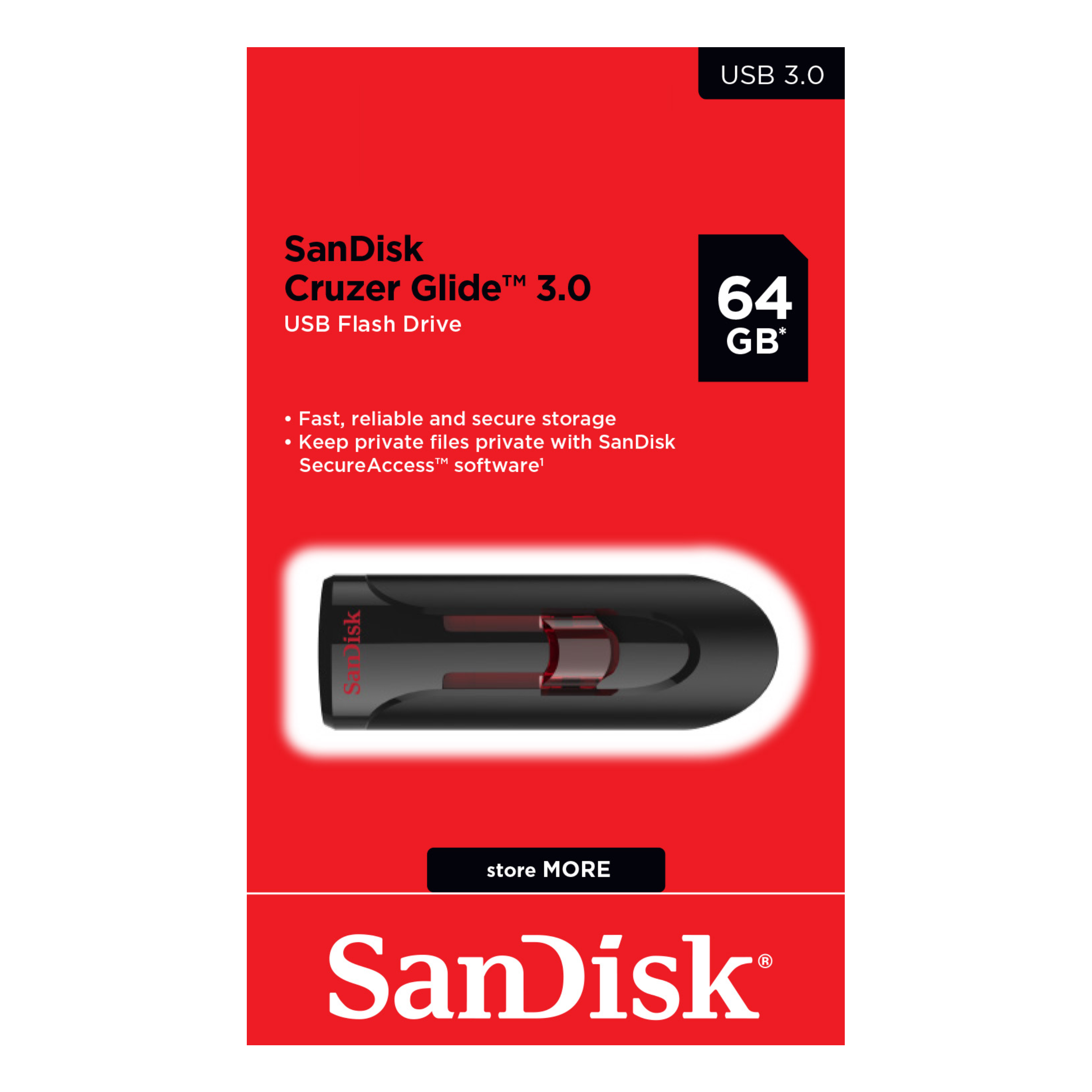 SanDisk Cruzer Glide CZ600 USB 3.0 Flash Drive-Data Storage-futuromic