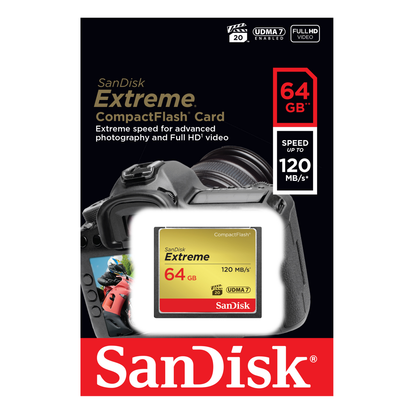 SanDisk Extreme Compact Flash 120mb/s Memory Card-Data Storage-futuromic