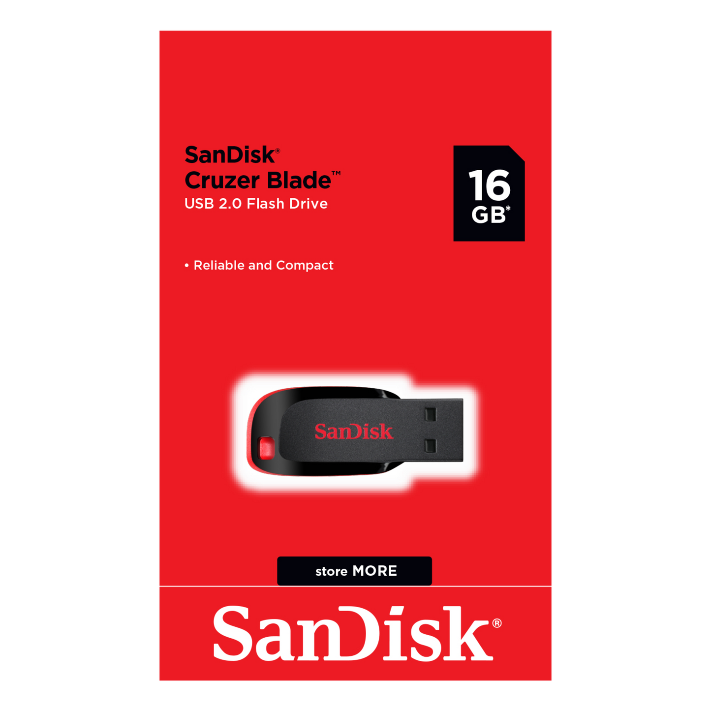 SanDisk Cruzer Blade CZ50 USB Flash Drive-Data Storage-futuromic
