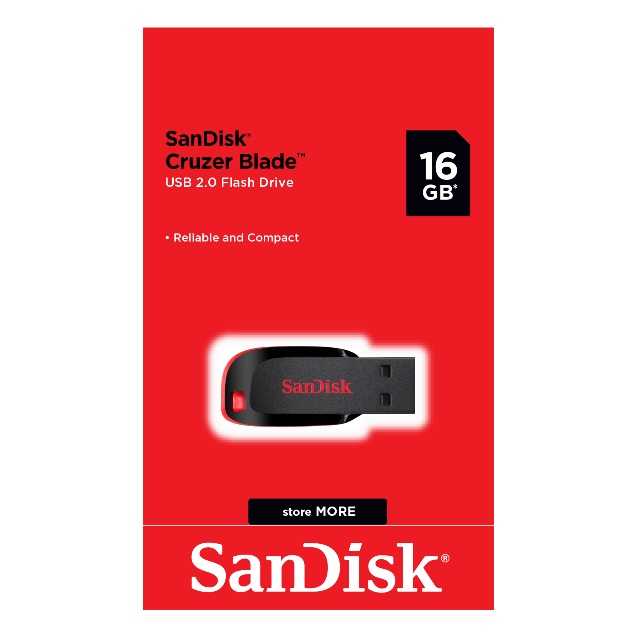 SanDisk Cruzer Blade CZ50 2.0 Flash Drive – Tick Tech