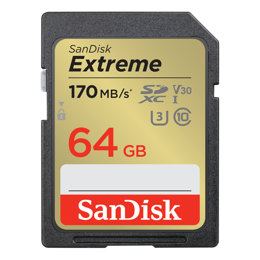 SanDisk Extreme SDHC/SDXC UHS-I Class 10 90MB/s-180MB/s Memory Card-Data Storage-futuromic