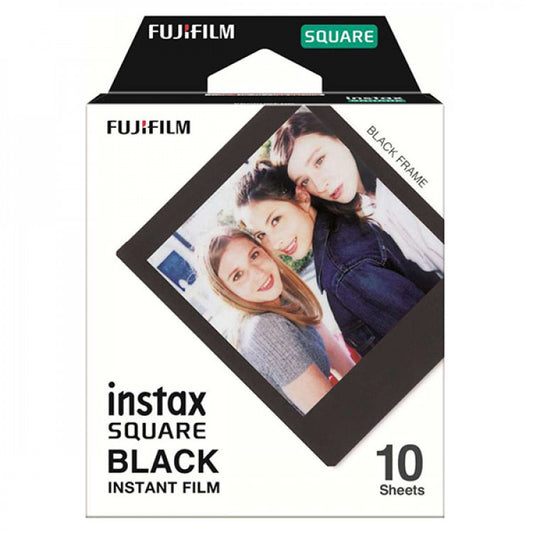 Fujifilm Instax Square Film ( Black Frame 10's )-Instant Camera Accessories-futuromic