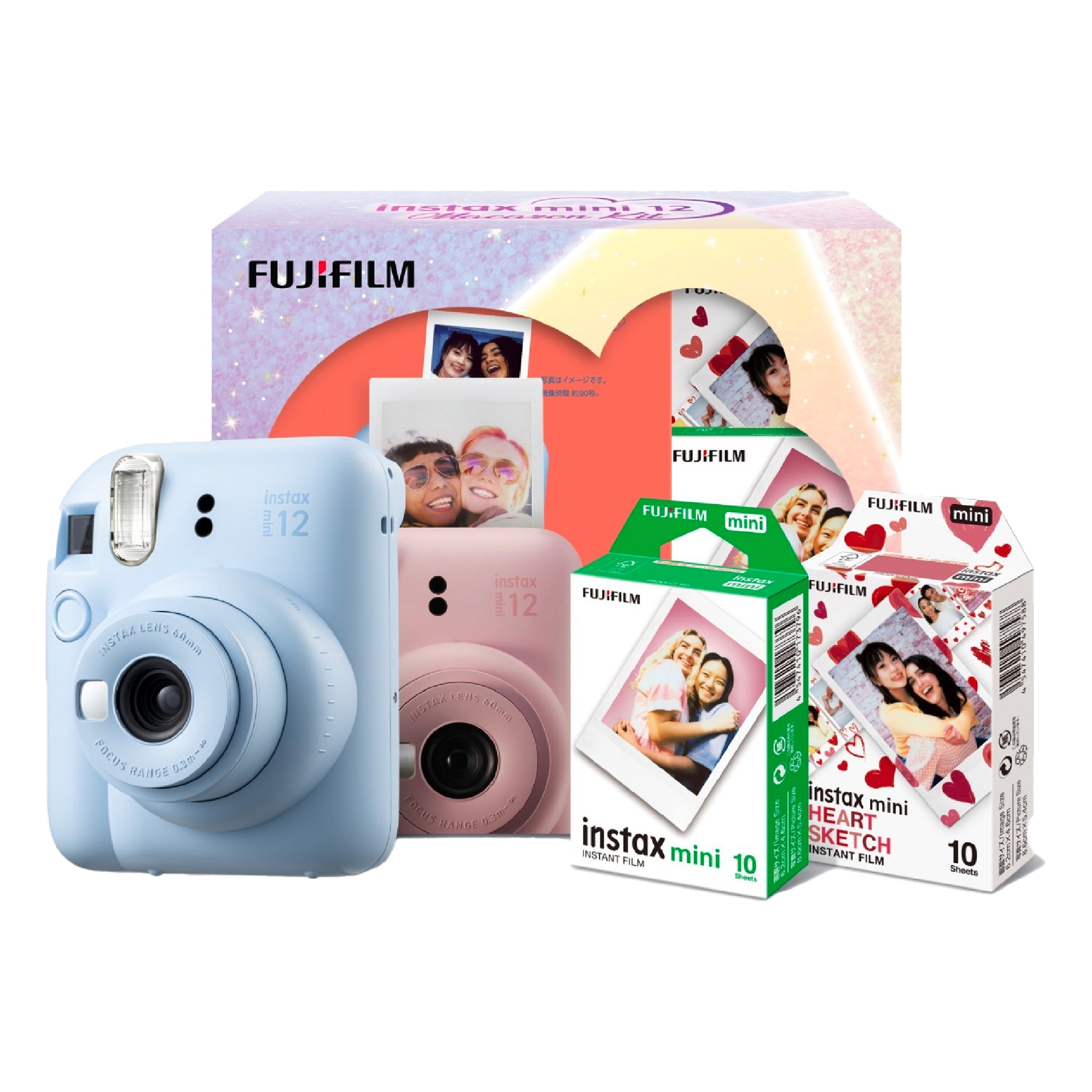 FUJIFILM Instax Mini 12 Instant Camera Macaron Kit