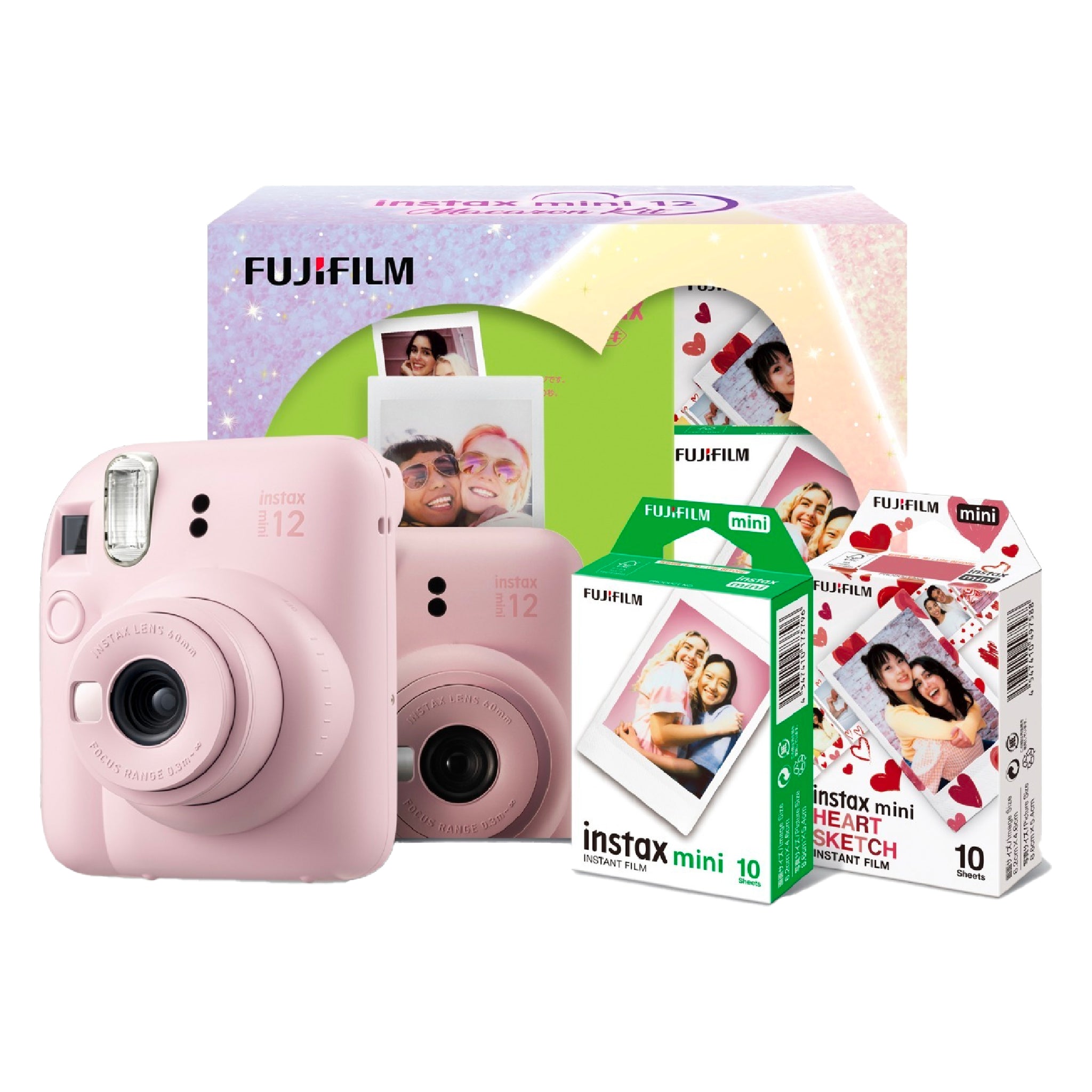 FUJIFILM Instax Mini 12 Instant Camera Macaron Kit – Tick Tech Go