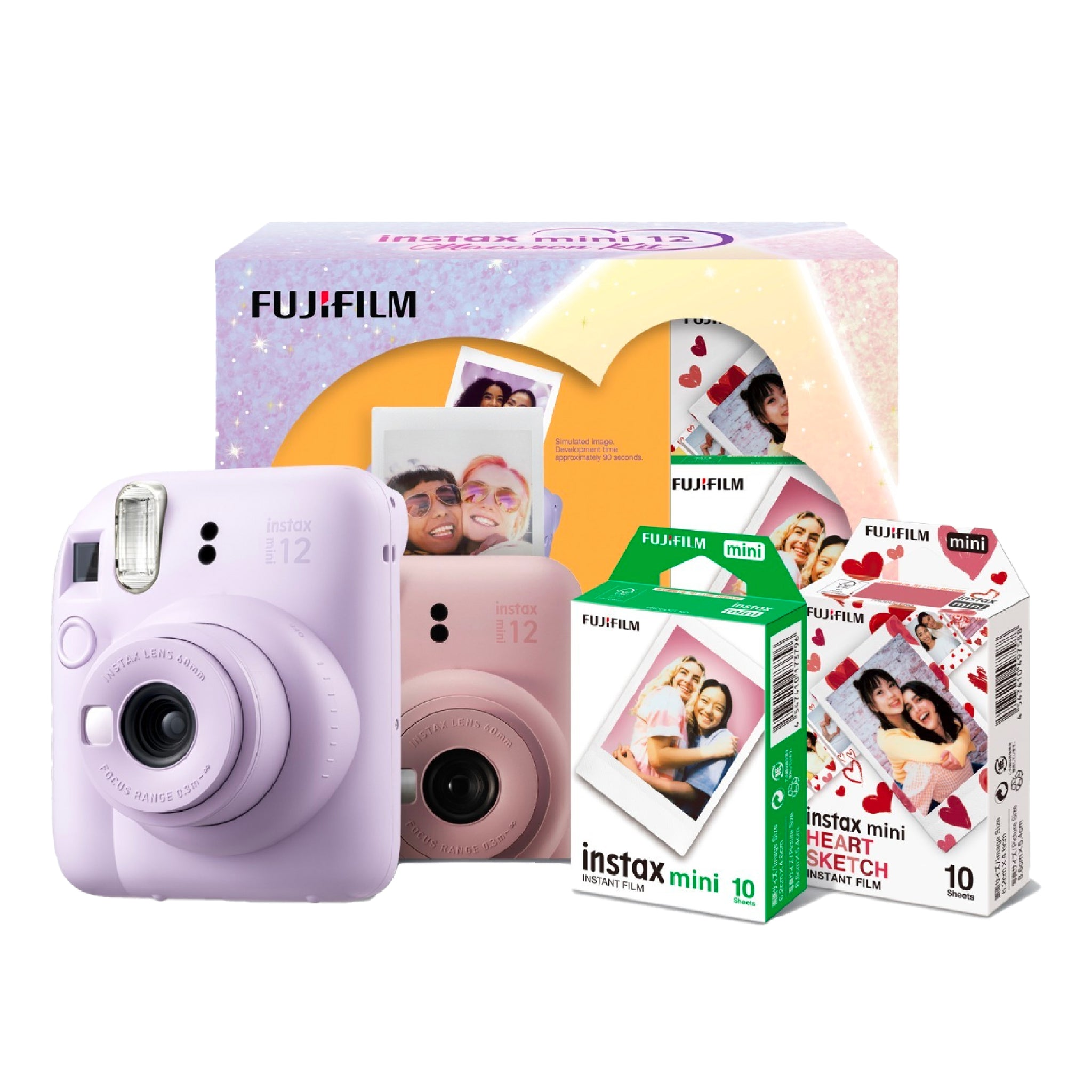 FUJIFILM Instax Mini 12 Instant Camera Macaron Kit-Instant Camera-futuromic
